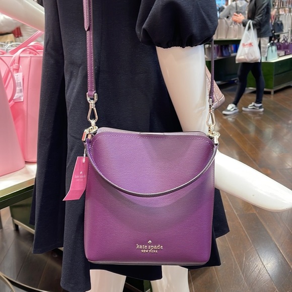 Kate Spade darcy small bucket bag Ripe Plum